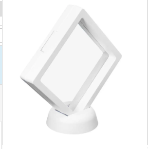 3D Floating Frame Display Case for Coins and Gems