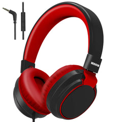 Safe Kids Headphones 85Db Volume Limit – Hearing Protection Wired Headset with Microphone for School & Online Learning