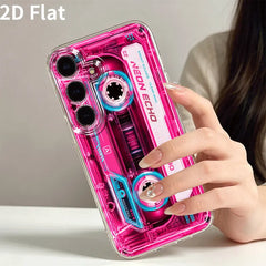 Iphone and Galaxy Trendy 2D Flat-Style Phone Case Featuring a Stylish Vinyl Record Graphic; Full-Coverage Soft Case Compatible with Apple and Samsung Models (Including Galaxy A05S, A06, A17, A21S, A22, A56, S21 Ultra, S22 Plus, S23+, S24 FE, S25 Edge).