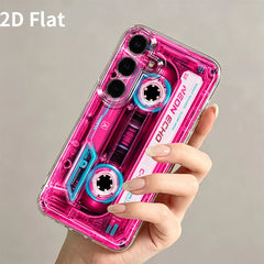 Iphone and Galaxy Trendy 2D Flat-Style Phone Case Featuring a Stylish Vinyl Record Graphic; Full-Coverage Soft Case Compatible with Apple and Samsung Models (Including Galaxy A05S, A06, A17, A21S, A22, A56, S21 Ultra, S22 Plus, S23+, S24 FE, S25 Edge).