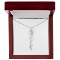 Personalized Flower Necklace