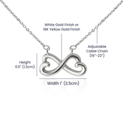 Love til the end of time necklace