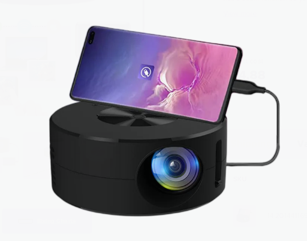 Mini Portable Smartphone Projector YT200 LED HD (Single)